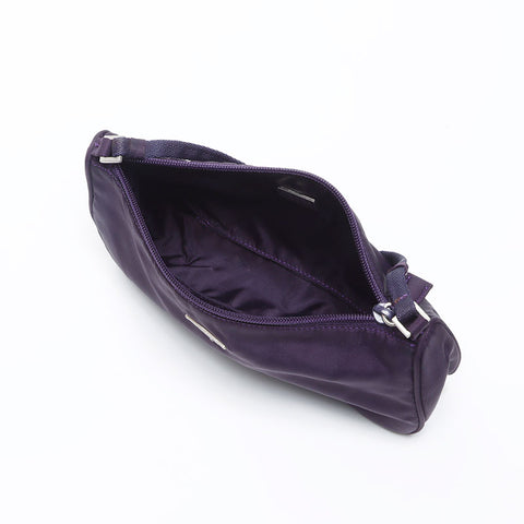 Prada Nylon Triangle徽标迷你袋紫色WS12182