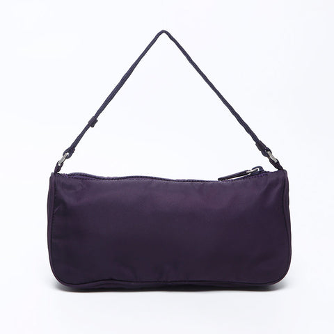 Prada Nylon Triangle徽标迷你袋紫色WS12182