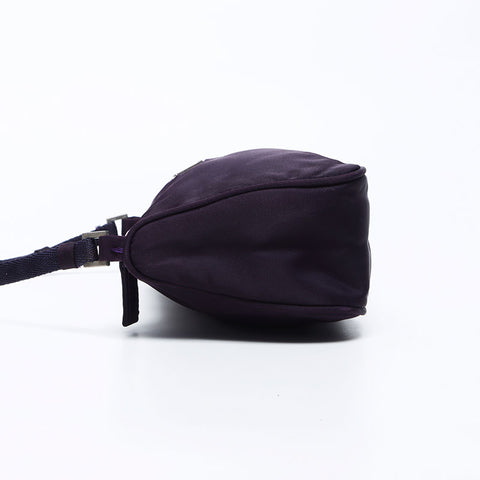 Prada Nylon Triangle徽标迷你袋紫色WS12182