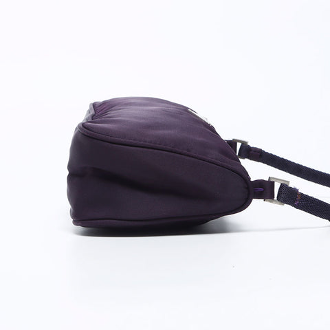 Prada Nylon Triangle徽标迷你袋紫色WS12182