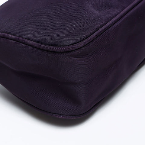Prada Nylon Triangle徽标迷你袋紫色WS12182