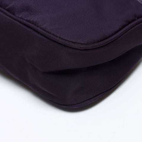 Prada Nylon Triangle徽标迷你袋紫色WS12182