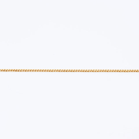 CHANEL 01P Round COCO Mark Necklace gold WS12187