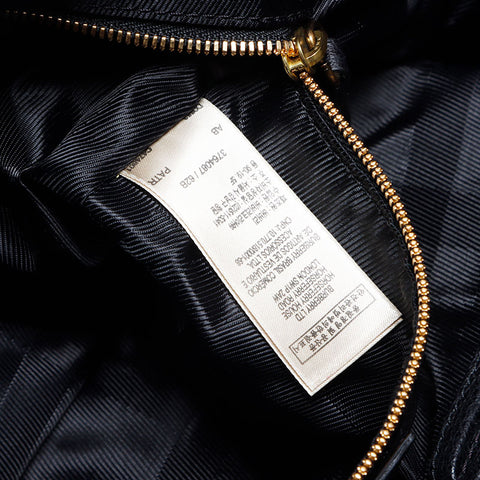 Burberry Bartow皮革牛皮肩袋黑色WS12189