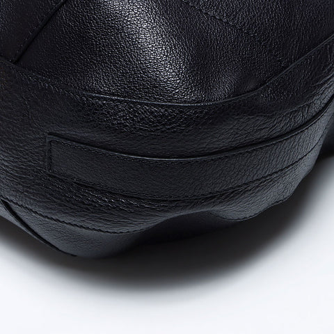 BURBERRY Bartow Leather Cowhide Shoulder Bag black WS12189