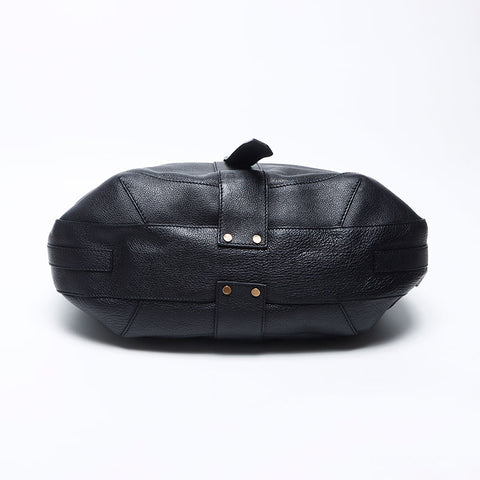 Burberry Bartow皮革牛皮肩袋黑色WS12189