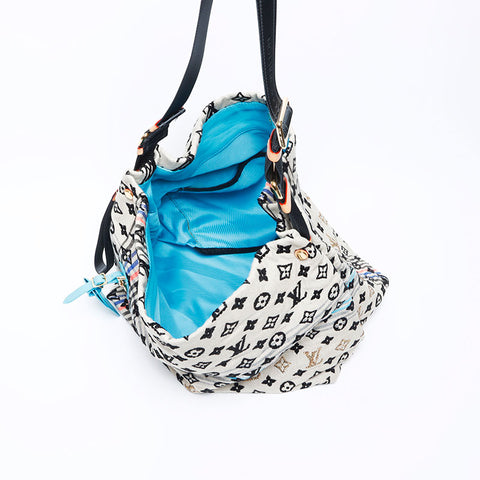 路易威登路易·威登（Louis Vuitton）2010 Chesche Bohemian Monogram肩带米色WS12191