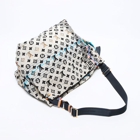 路易威登路易·威登（Louis Vuitton）2010 Chesche Bohemian Monogram肩带米色WS12191