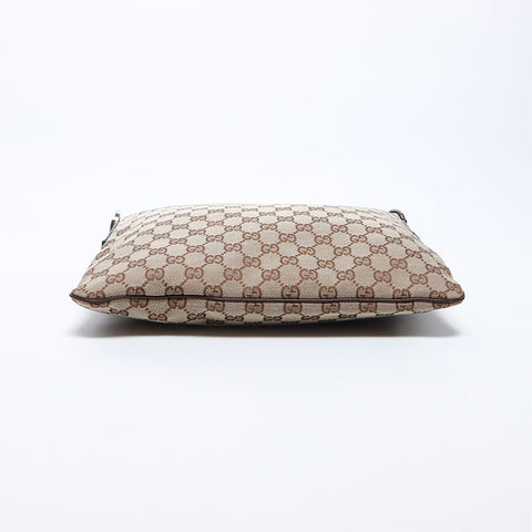 Gucci GG Canvas Shoulder Bag Beige WS12193