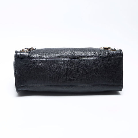 Balenciaga Classic City Leather 2向肩带黑色WS12201