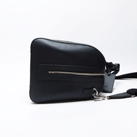 Gucci Leather 2way Cutout Logo GG Boston Bag Black WS12202