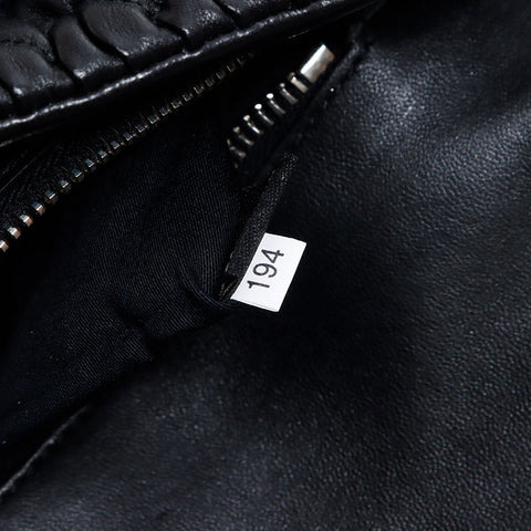 Miu Miu Crystal Matterasse Shoulder Bag Black WS12207