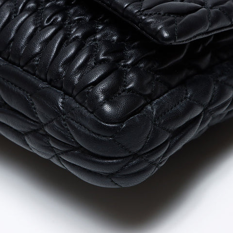 Miu Miu Crystal Matterasse Shoulder Bag Black WS12207