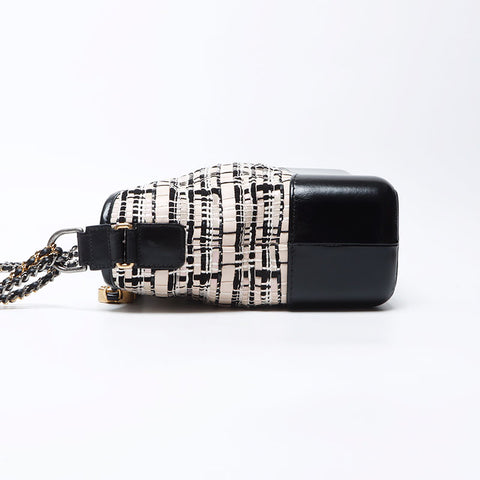 シャネル CHANEL ガブリエル ドゥ 28番台 2019年 ショルダーバッグ ベージュ ブラック WS12208