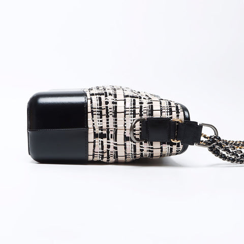 シャネル CHANEL ガブリエル ドゥ 28番台 2019年 ショルダーバッグ ベージュ ブラック WS12208