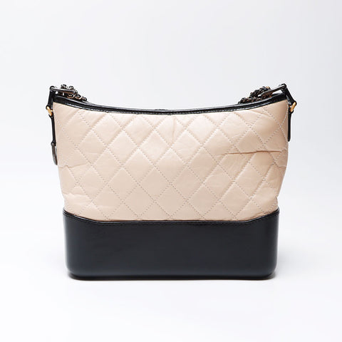 シャネル CHANEL ガブリエル ドゥ 24番台 2016-2017年 ショルダーバッグ ベージュ ブラック WS12209