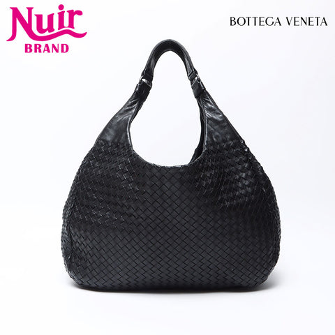 Bottegaveneta Intreciato Lambskin手提袋黑色WS12218