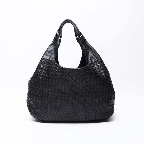 Bottegaveneta Intrecciato Lambskin Tote Bag Black WS12218