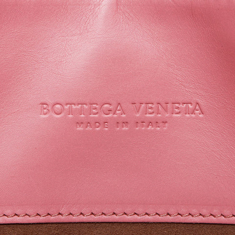 bottegaveneta mini nappa intrecciato roman手提包粉红色WS12219