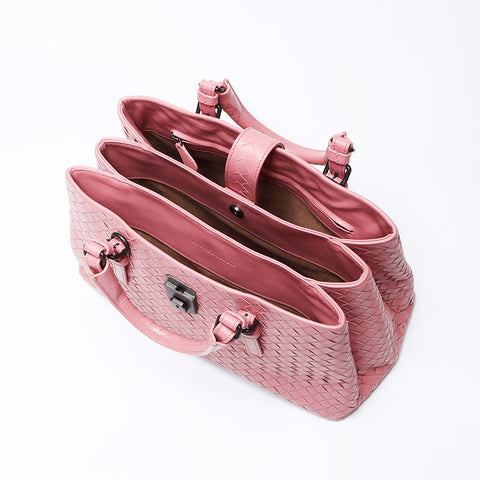 BOTTEGAVENETA MINI NAPPA INTRECCIATO ROME Handbag pink WS12219