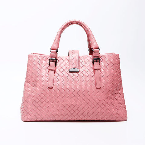 bottegaveneta mini nappa intrecciato roman手提包粉红色WS12219