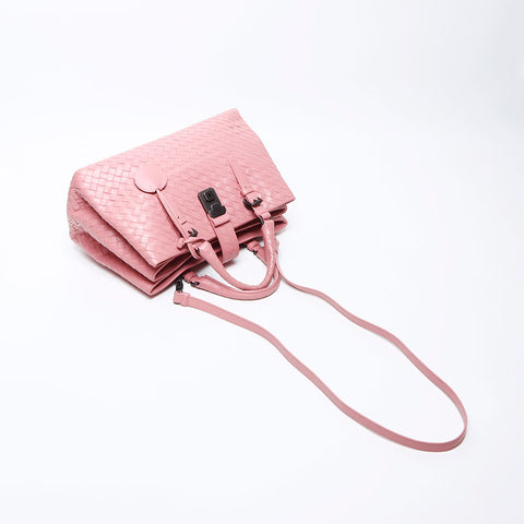 bottegaveneta mini nappa intrecciato roman手提包粉红色WS12219