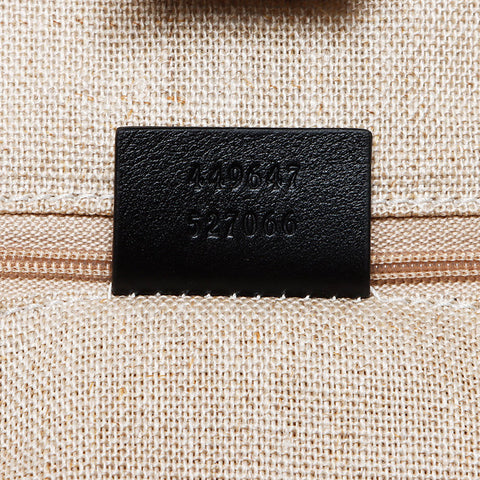 Gucci GG Shima Leather手提袋黑色WS12224