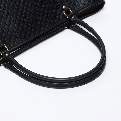 Gucci GG Shima Leather手提袋黑色WS12224