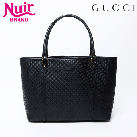 Gucci GG Shima Leather手提袋黑色WS12224