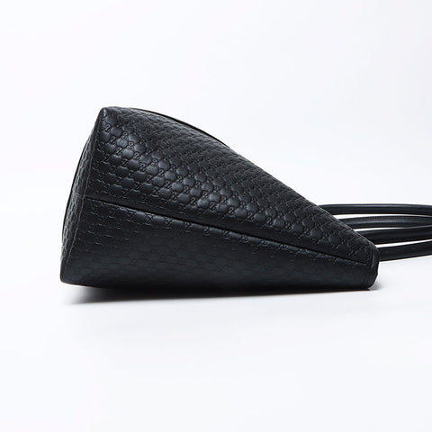 Gucci GG Shima Leather手提袋黑色WS12224