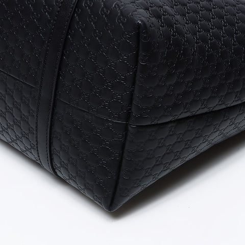 Gucci GG Shima Leather手提袋黑色WS12224