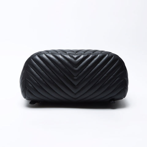 Chanel Chanel Coco Mark gegen Stich Chevron Nr. 22 2015-2016 Rucksack/Daypack Black WS12229