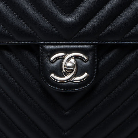 Chanel Chanel Coco Mark gegen Stich Chevron Nr. 22 2015-2016 Rucksack/Daypack Black WS12229
