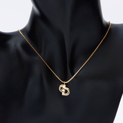 Christian Dior CD Collier Logo Gold WS12232