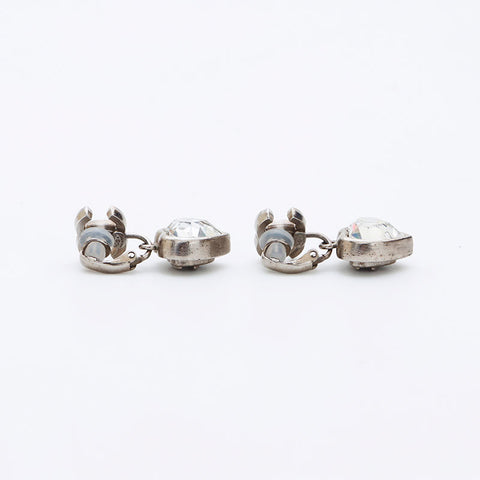 Chanel Chanel 04a Coco Mark Heart 2004 Boucles d'oreilles Silver WS12234