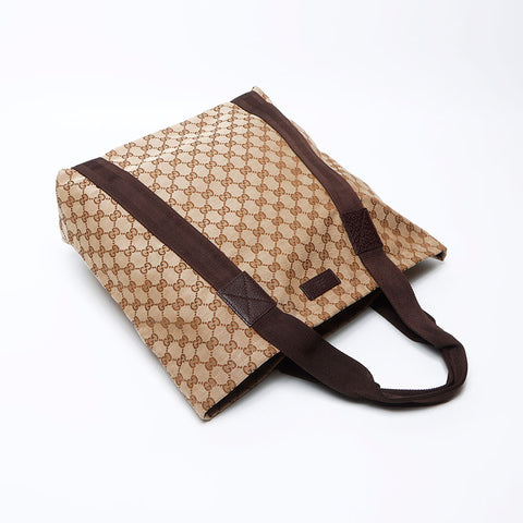Gucci GG Canvas Tote Bag Beige WS12240