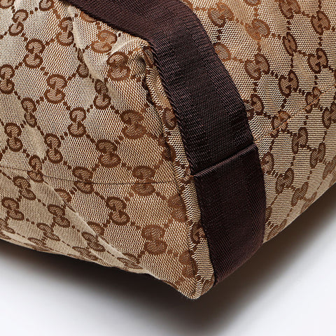 Gucci GG帆布手提袋米色WS12240