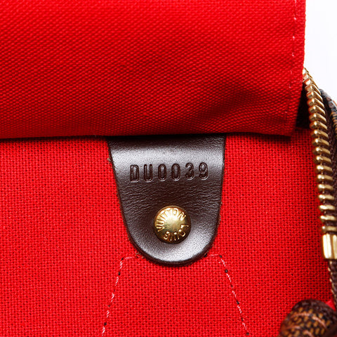路易·威登（Louis Vuitton）快速达米尔（Speedy Damier）30 2009年手提包棕色WS12254