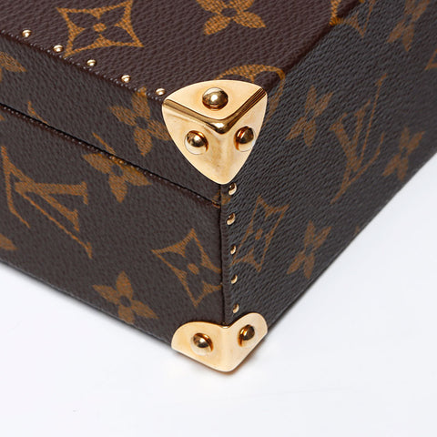 LOUIS VUITTON Limitiert auf 200 Stück weltweit Monogramm Takashi Murakami 2003 Flower Badman Schmuckschatulle Andere Tasche Braun WS12255