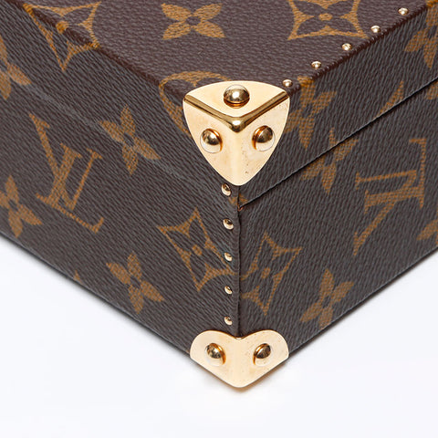 LOUIS VUITTON Limitiert auf 200 Stück weltweit Monogramm Takashi Murakami 2003 Flower Badman Schmuckschatulle Andere Tasche Braun WS12255