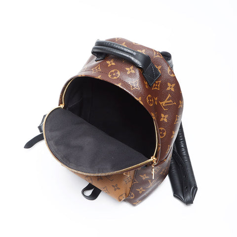 louis vuitton backpack palm springs monogram reverse pm LOUIS VUITTON Monogram Reverse Palm Springs PM 2018 Backpack Daypack B – NUIR VINTAGE