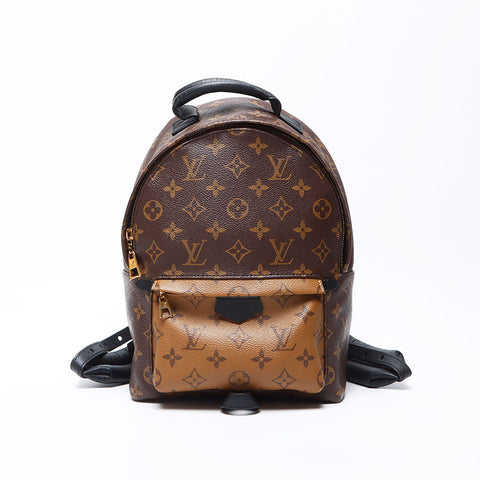 Louis Vuitton LOUIS VUITTON Monogram Reverse Palm Springs PM 2018 Backpack/Daypack Brown WS12259