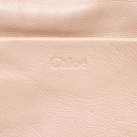 Chloe Elsie Leather Shoulder Bag Beige WS12262