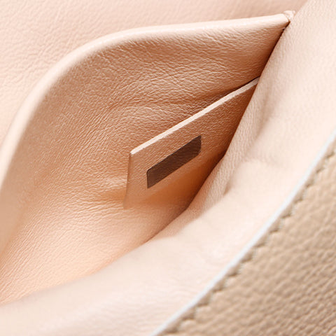 Chloe Elsie Leather Shoulder Bag Beige WS12262