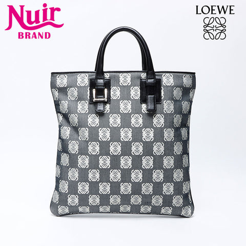 Loewe Canvas Anagram手提袋黑色WS12264