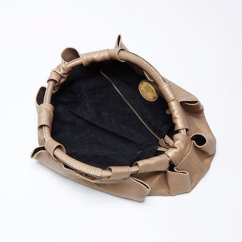 Loewe Nappa Aile皮革手提包金WS12265