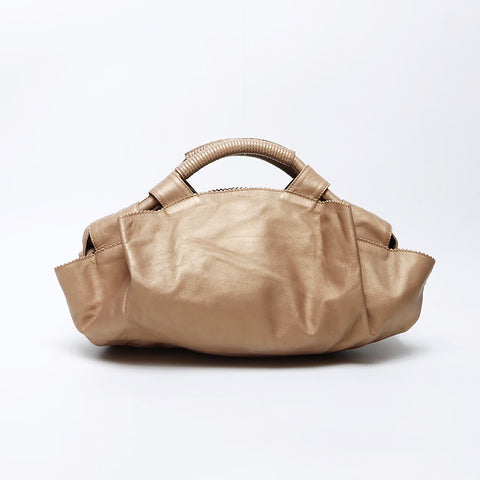 Loewe Nappa Aile皮革手提包金WS12265