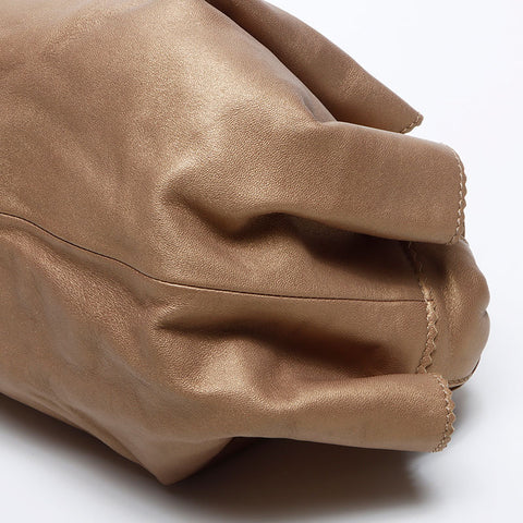 Loewe Nappa Aile皮革手提包金WS12265