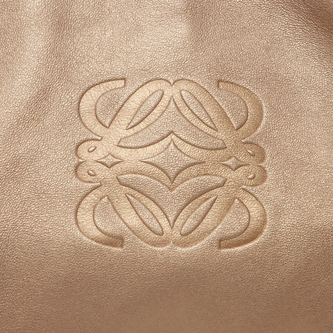 Loewe Nappa Aile皮革手提包金WS12265