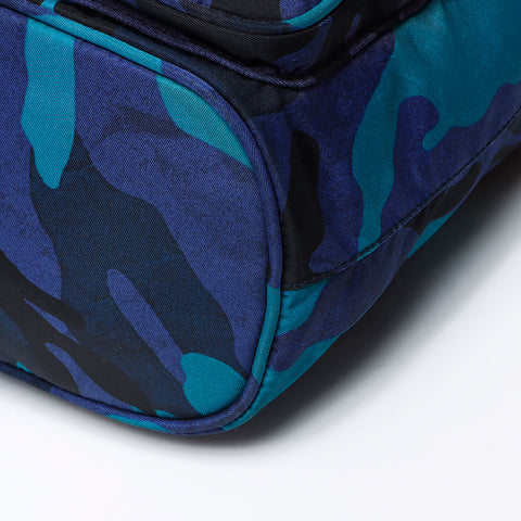 Prada Nylon Triangle徽标标签迷彩肩cam肩袋海军WS12272